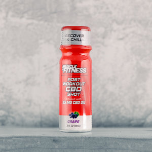 Muscle & Fitness Post-Workout Chill & Recovery Shot – 25mg 2oz